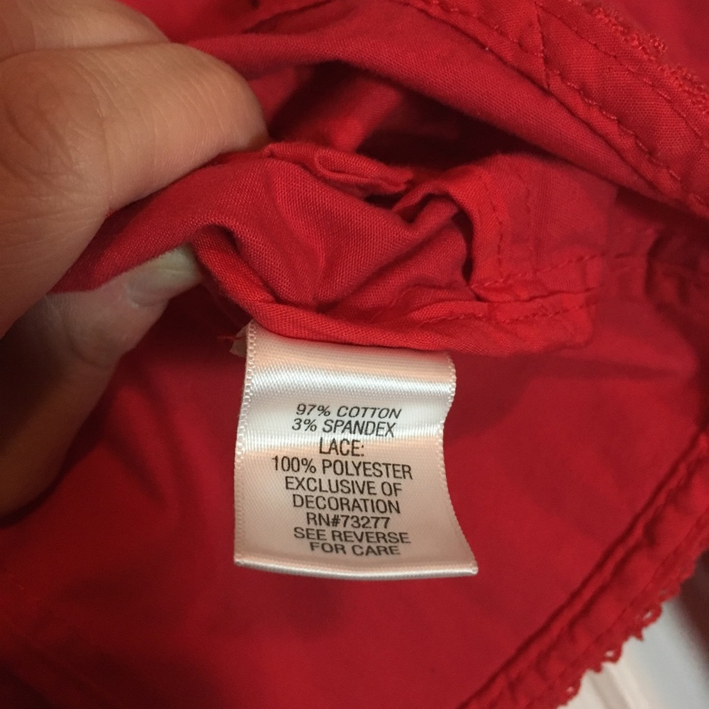 Sonoma red blazer/jacket-size petite small - Picture 4 of 4